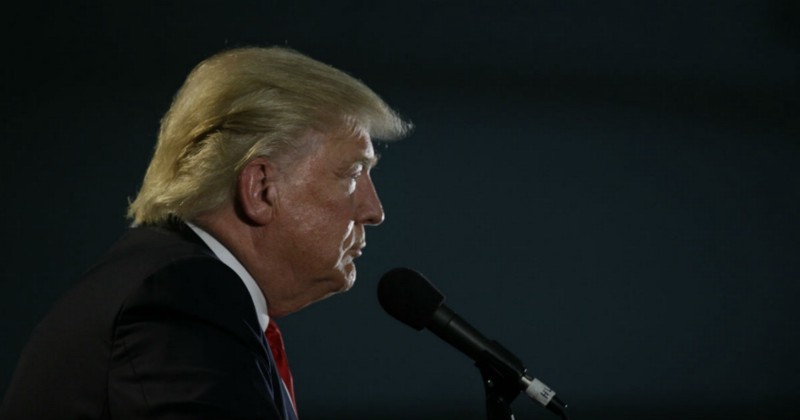 Republican presidential candidate Donald Trump speaks during a rally, Thursday, June 2, 2016, in San Jose, Calif. CREDIT: AP PHOTO/JAE C. HONG