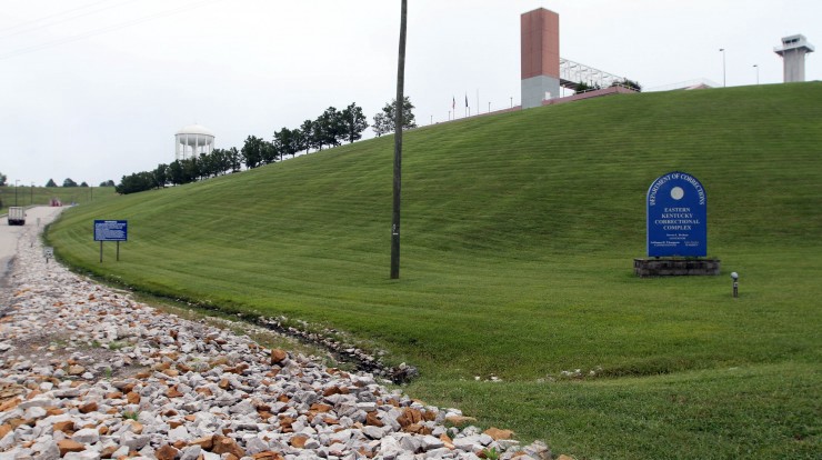 The Eastern Kentucky Correctional Complex, located on top of land which was once the site of a coal mine operation near West Liberty, Kentucky CREDIT: AP Photo/James Crisp