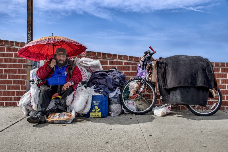 José Guadalupe Garcia is from Toluca, Mexico. When this photo was taken he was living on the streets of Southern California. CREDIT: FLICKR USER RUSSLOAR