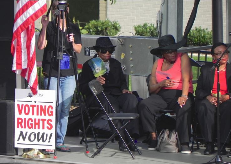 Plaintiff Rosanell Eaton faced difficulties in obtaining a voter ID. CREDIT: Alice Ollstein