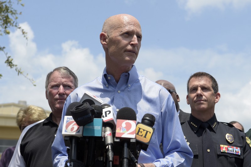 Florida Gov. Rick Scott. CREDIT: AP PHOTO/PHELAN M. EBENHACK
