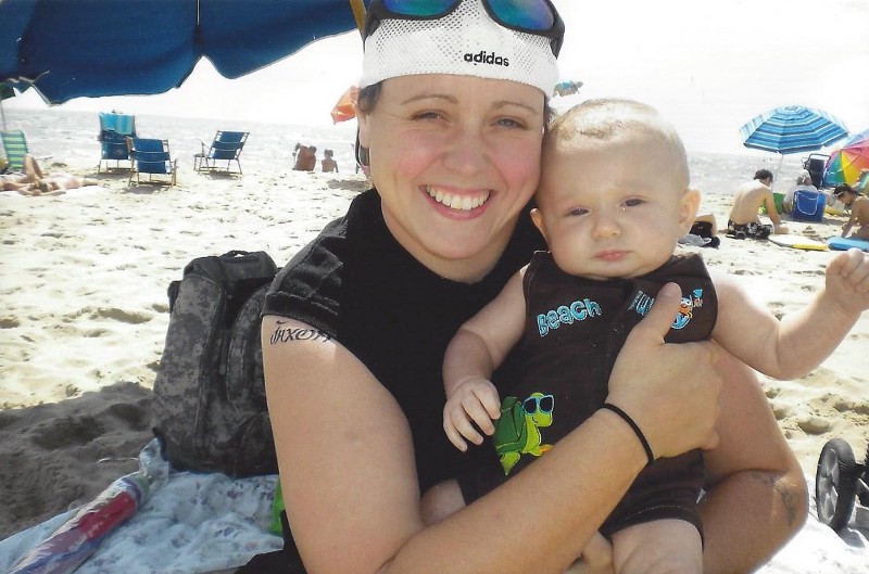 Michael Conover with his son, Jaxon. CREDIT: FREESTATE JUSTICE