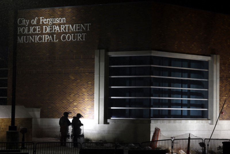 The Ferguson, Missouri police department and municipal court building CREDIT: AP PHOTO/JEFF ROBERSON