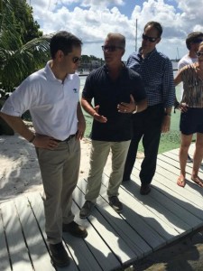 Sen. Marco Rubio (R-FL) gets a firsthand look at South Florida’s algal bloom.