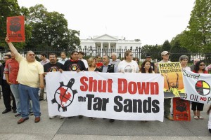 Opposition to the Keystone XL pipeline catalyzed a movement. CREDIT: AP Photo/Luis M. Alvarez