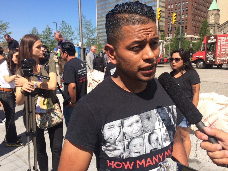 Ivan Vargas is an undocumented Georgia resident and father of two U.S. citizen children. CREDIT: Alice Ollstein