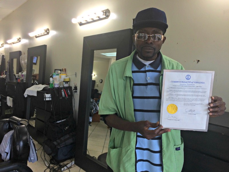 Richmond resident Robert… CREDIT: ALICE OLLSTEIN