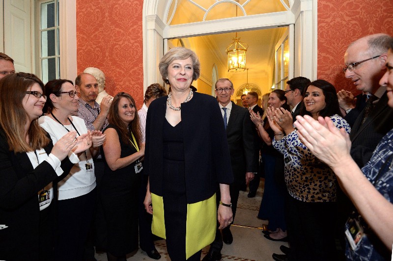 New Prime Minister Theresa May immediately did away with the Department of Energy and Climate Change. But that might not be as bad as it sounds. CREDIT: STEFAN ROUSSEAU/POOL PHOTO VIA AP