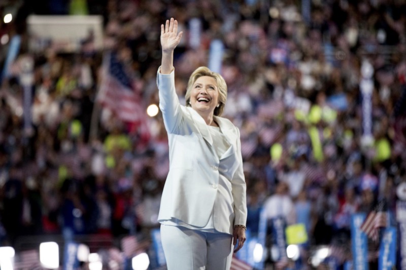 Democratic presidential nominee Hillary Clinton CREDIT: AP PHOTO/ANDREW HARNIK