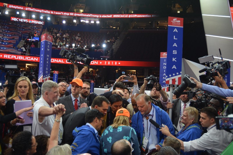 Alaska delegation demands a recount after their votes were changed to add more support for Donald Trump. CREDIT: KIRA LERNER