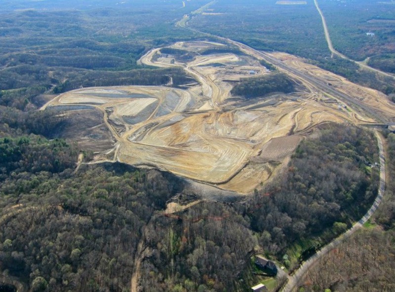 A sand mine in Monroe County, Wisconsin. CREDIT: Concerned Chippewa Citizens