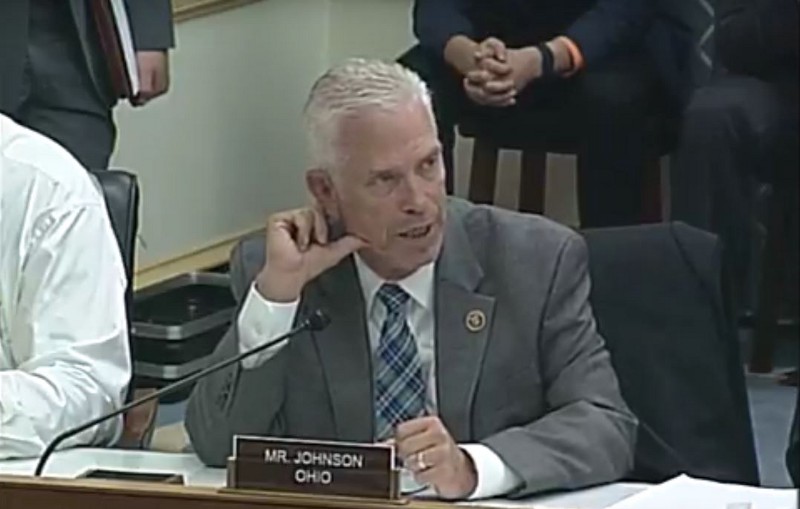 Rep. Bill Johnson (R-OH) said the EPA’s rules were “un-American” at a hearing this week. CREDIT: VIA THE HOUSE ENERGY AND COMMERCE COMMITTEE