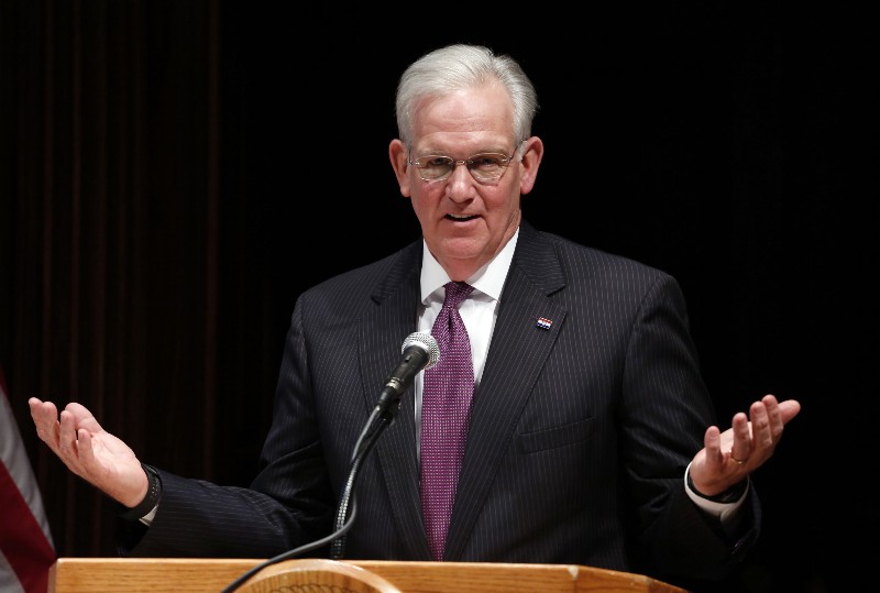 Missouri Gov. Jay Nixon speaks during a news conference at the conclusion of the legislative session CREDIT: AP PHOTO/JEFF ROBERSON