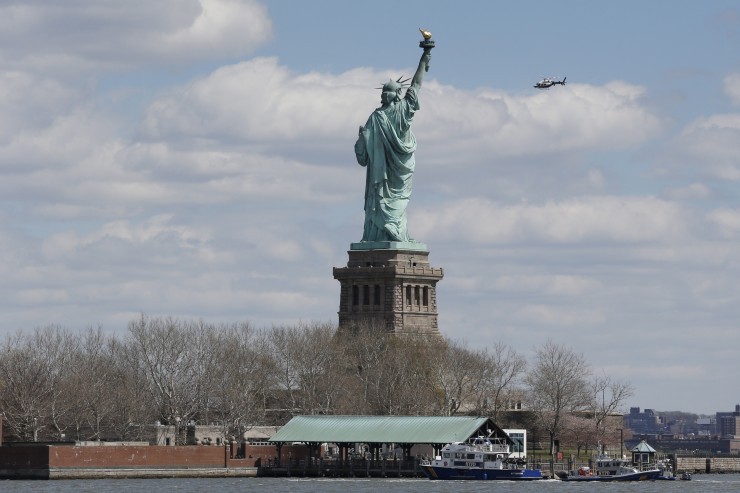 Statue of Liberty CREDIT: AP Photo/Julio Cortez