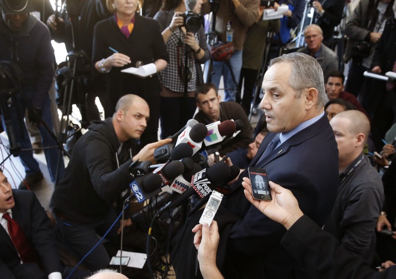 Fraternal Order of Police Lodge #7 President Dean Angelo Sr. CREDIT: AP Images/Charles Rex Arbogast