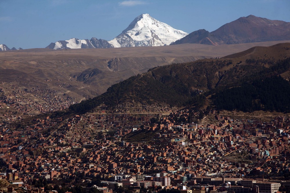 The urban sprawl of La Paz, Bolivia. CREDIT: AP Photo/Dado Galdieri, File