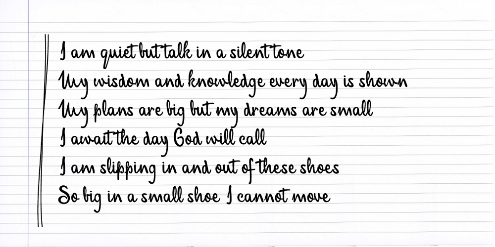 An excerpt from “The Truth,” a poem by Alonzo Smith. CREDIT: LOST SOUL, ALONZO SMITH, DYLAN PETROHILOS, THINKPROGRESS