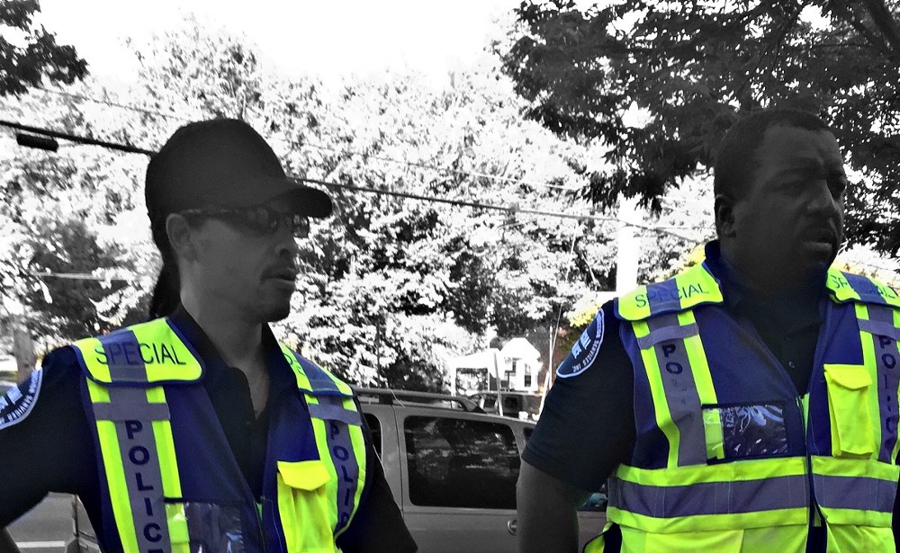 Special police at Brookland Manor, Washington D.C. CREDIT: CARIMAH TOWNES