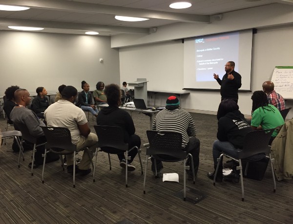 Pan-African Community Action (PACA) hosts a community meeting in Anacostia