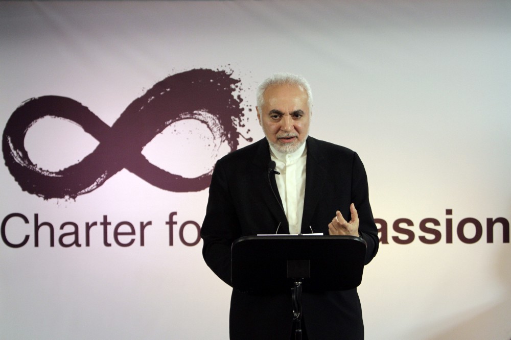 Imam Feisel Abdul Rauf’s lower Manhattan Islamic center to counter extremism became the focus of a right-wing smear campaign in 2010. CREDIT: AP Photo/Mary Altaffer, Flie