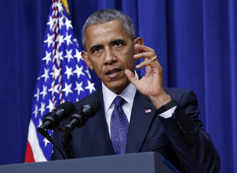In this July 22, 2016 file photo, President Barack Obama speaks in the South Court Auditorium of the White House complex in Washington. (AP Photo/Pablo Martinez Monsivais)