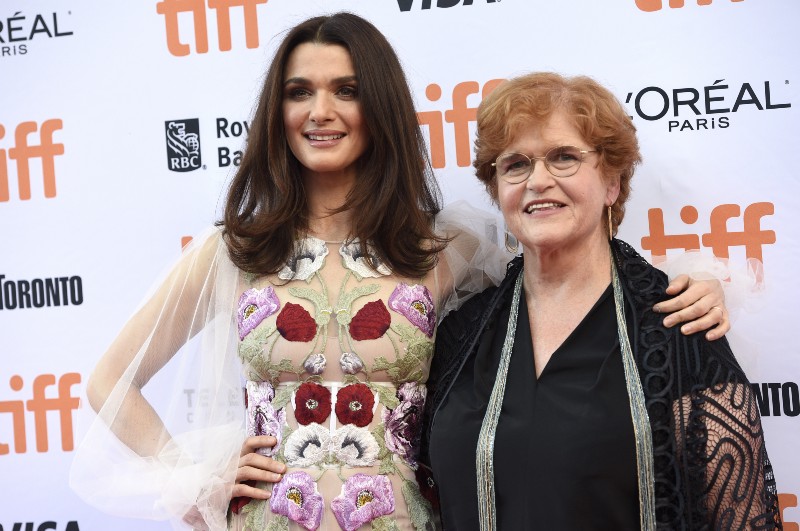 Rachel Weisz, left,and Deborah Lipstadt arrive at the “Denial” premiere at the Toronto International Film Festival on Sunday, Sept. 11, 2016, in Toronto. CREDIT: Chris Pizzello/Invision/AP