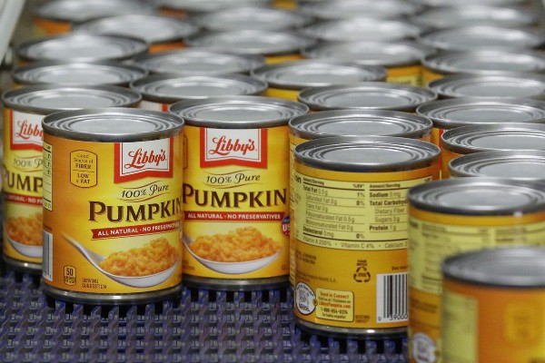 Libby’s canned pumpkin. CREDIT: AP PHOTO/SETH PERLMAN