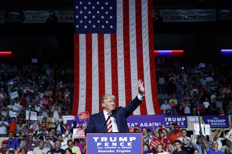 Republican presidential nominee Donald Trump. CREDIT: AP Photo/ Evan Vucci