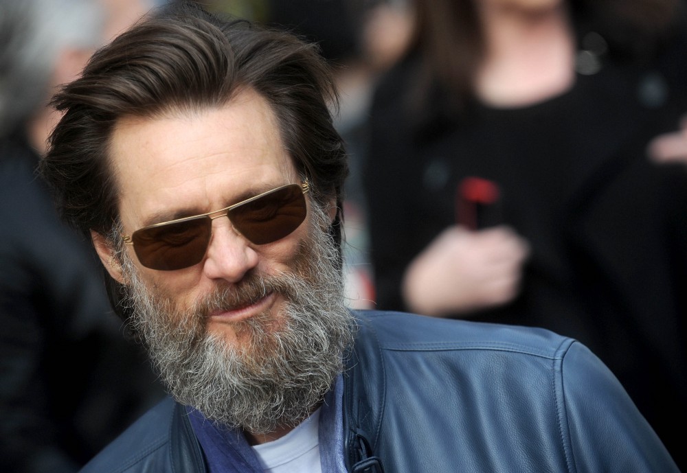 Jim Carrey at the final taping of “The Late Show with David Letterman”. CREDIT: DENNIS VAN TINE/STAR MAX