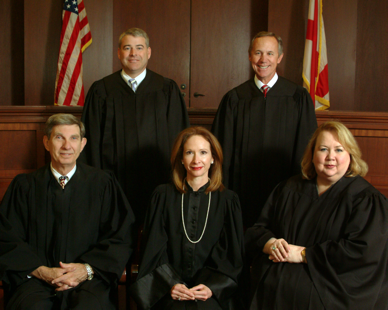 From left to right: Alabama’s Court of Civil Appeals, Supreme Court, and Court of Criminal Appeals. CREDIT: http://judicial.alabama.gov/