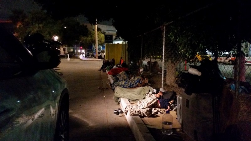 Immigrants, including Haitians, in Tijuana waiting to cross the southern U.S. border. CREDIT: JOHNNY RODRIGUEZ MAGALLANES