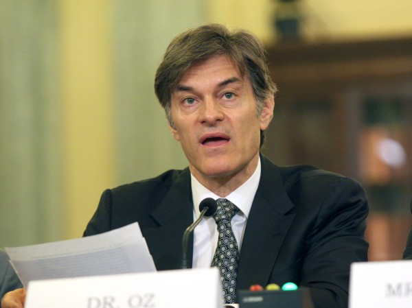 Dr. Oz testifies before the Senate subcommittee on Consumer Protection, Product Safety, and Insurance. CREDIT: AP PHOTO/LAUREN VICTORIA BURKE