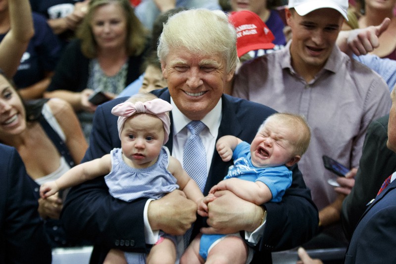 Republican presidential nominee Donald Trump. CREDIT: AP PHOTO/EVAN VUCCI