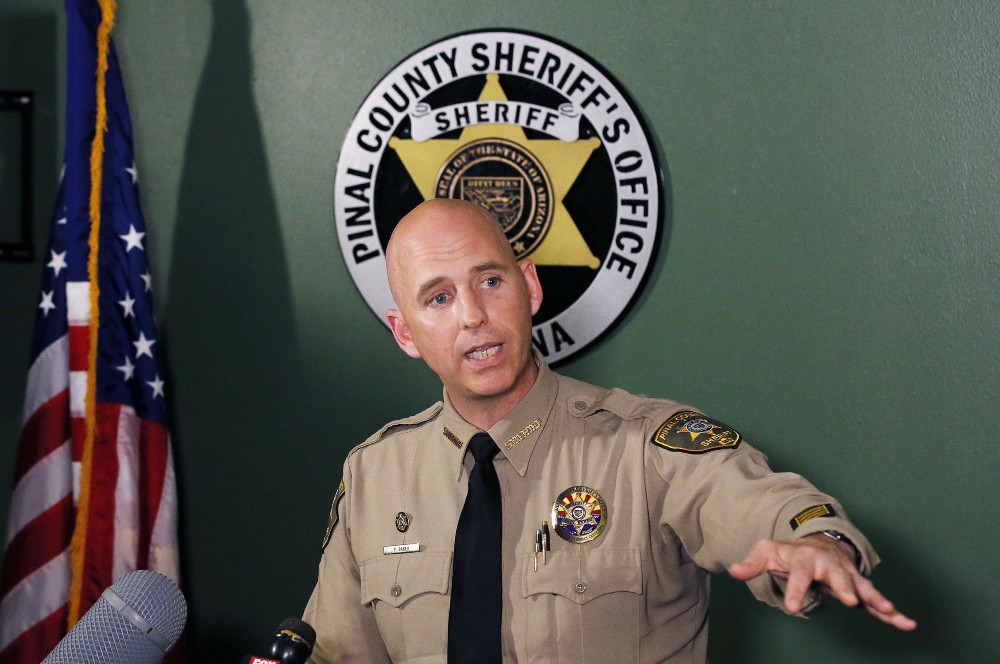 Pinal County Sheriff Paul Babeu. CREDIT: AP PHOTO/ROSS D. FRANKLIN