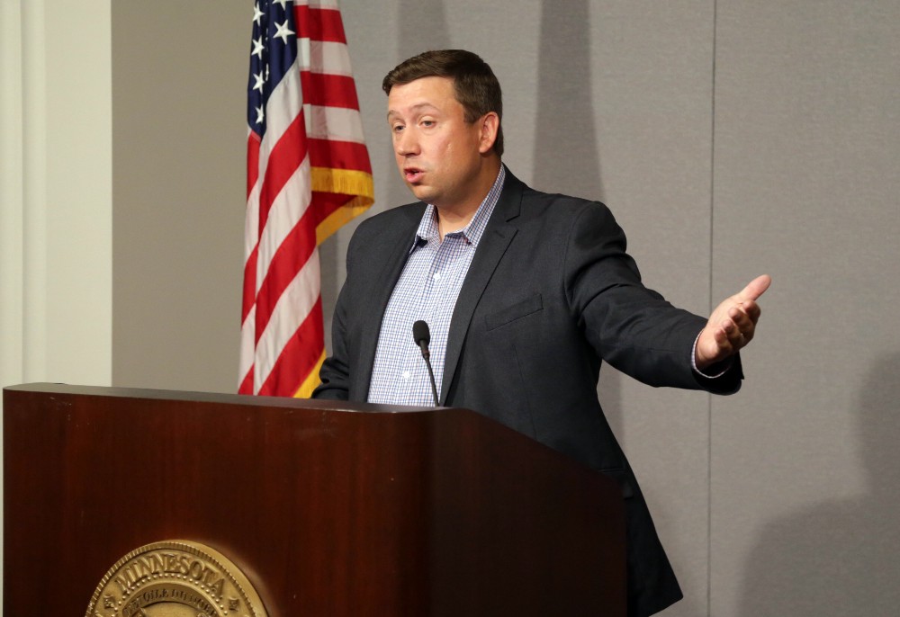 Minnesota DFL chair Ken Martin. CREDIT: AP Photo/Jim Mone