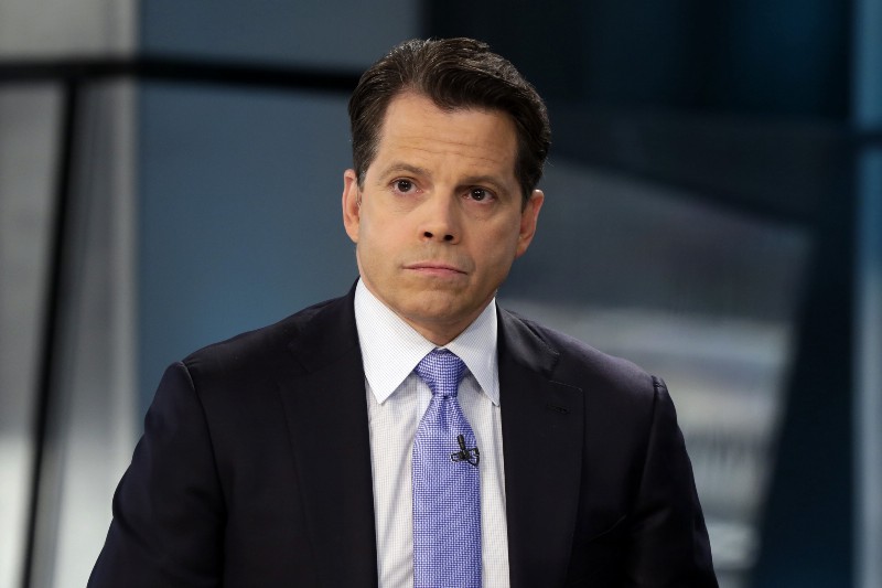 Trump economic adviser Anthony Scaramucci. CREDIT: AP Photo/Richard Drew