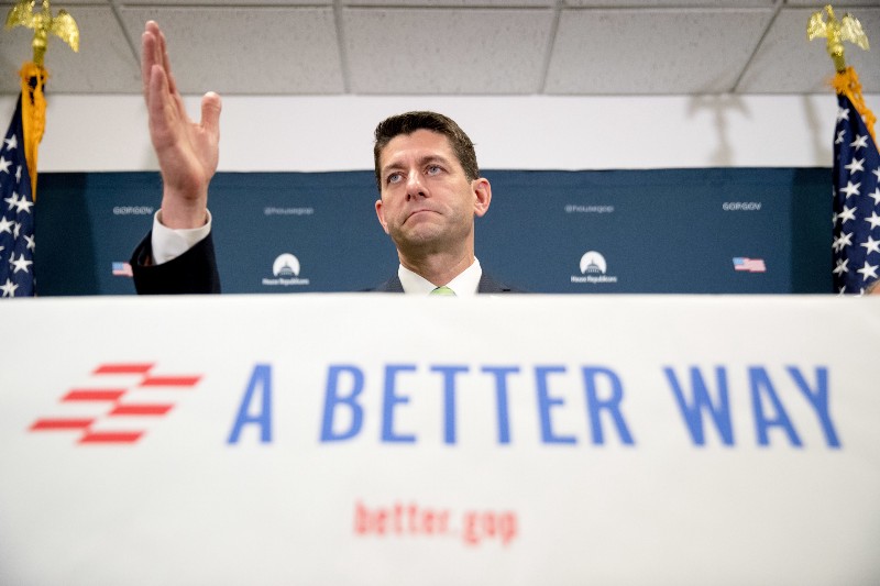 House Speaker Paul Ryan. CREDIT: AP Photo/Andrew Harnik