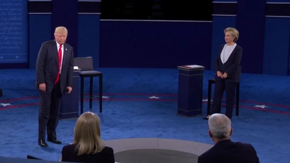 Trump calling himself a “gentleman” in the debate. CREDIT: Screenshot