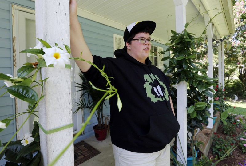 Gavin Grimm, the student at the center of Gloucester County School Board v. G.G. CREDIT: AP Photo/Steve Helber, File