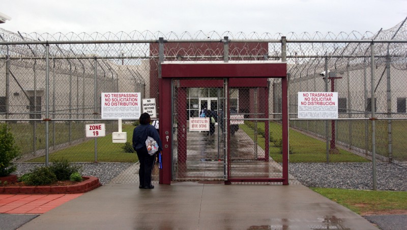 Stewart Detention Facility, an immigration detention center located in Lumpkin, Ga. CREDIT: AP Photo/Kate Brumback, File