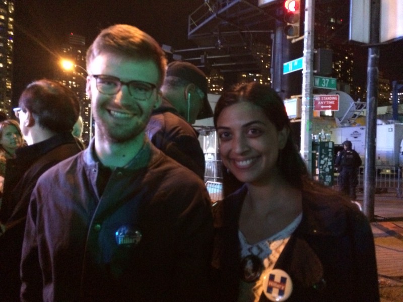 Samira Pingali (right) and her roommate. CREDIT: Bryce Covert