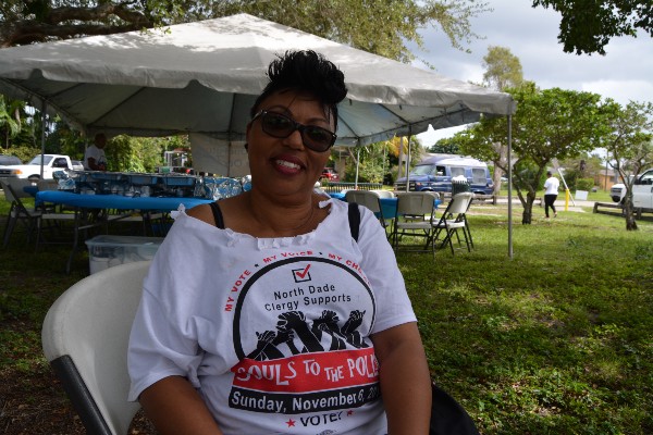 Pastor Rhonda Thomas CREDIT: Kira Lerner