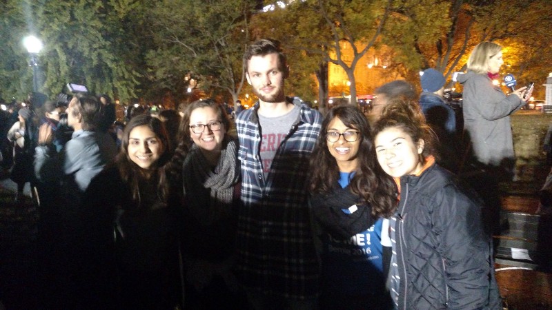 American students Daniella, Ty, Ryan, Sage, and Ceylan. CREDIT: Zack Ford/ThinkProgress