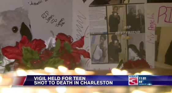 Friends and neighbors held a vigil for James Means the night before Thanksgiving. CREDIT: WSAZ