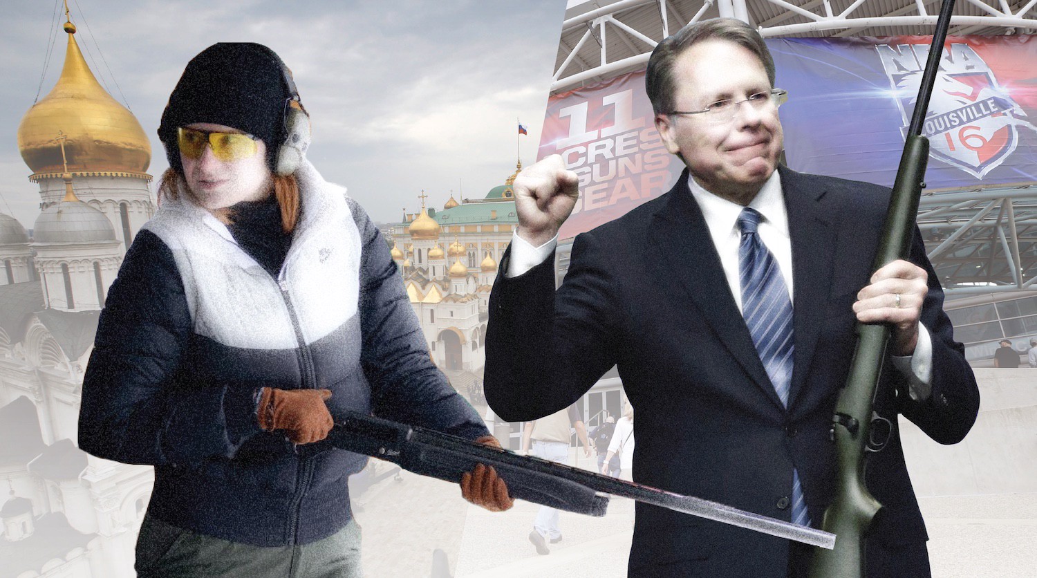 Photo Illustration by Adam Peck. CREDIT: AP Images/Maria Butina