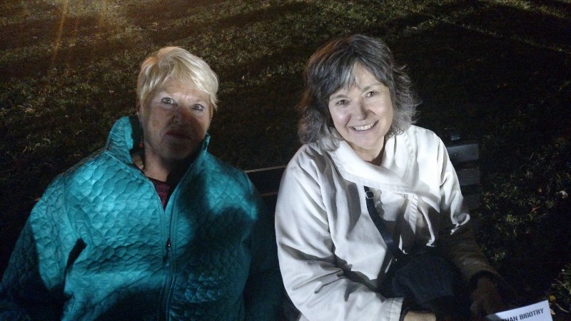 New friends Mary Lee and Barbara. CREDIT: Zack Ford/ThinkProgress