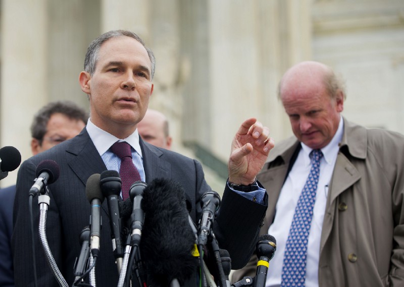 Oklahoma Attorney General Scott Pruitt CREDIT: AP Photo/Pablo Martinez Monsivais