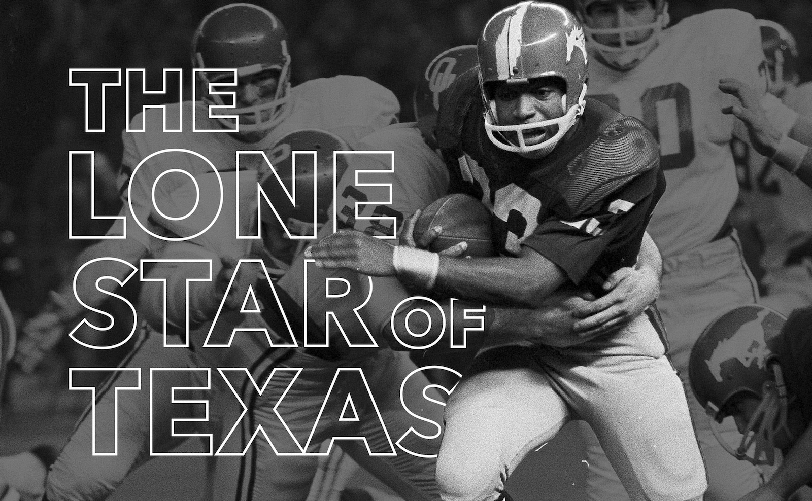 Jerry LeVias rushes against Oklahoma in the Astro Bluebonnet Bowl in 1968. Credit: AP Photo