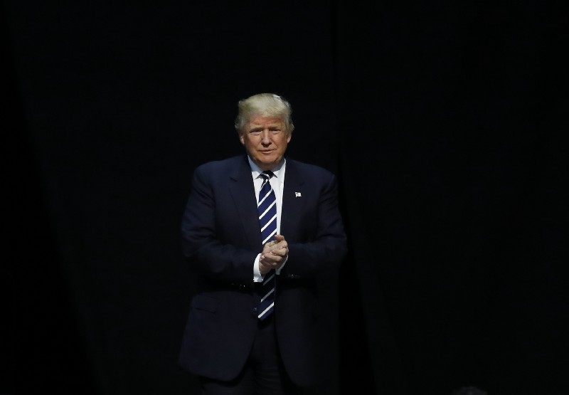 President-elect Donald Trump in Grand Rapids, Michigan on Friday, Dec. 9, 2016. CREDIT: AP Photo/Paul Sancya