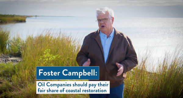 CREDIT: Screenshot, Foster Campbell for U.S. Senate ad